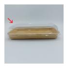 COUVERCLE PET TRSP 221X138X32MM > CAKE/SUSHI TRAY NR7 CARTON/PE 732043 (8X50) photo du produit