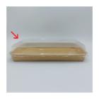 COUVERCLE PET TRSP 256X185X32MM > CAKE/SUSHI TRAY NR11 CARTON/PE 732044 (4X50) photo du produit