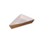 RAVIER CARTON TRIANGULAIRE BRUN/BLANC 160X115X36MM (6X85) photo du produit