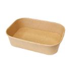 RAVIER CONTENEUR RECTANGULAIRE CARTON/PP BRUN 172X120X41MM 500ML (6X50) photo du produit