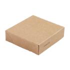 COUVERCLE VIKING CUBE MINI CARTON/PLA BRUN POUR BOX - 75X75X20MM (1X300) photo du produit