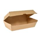 HAMBURGER/FOODBOX CLAM BOX LARGE CARTON BRUN 205X107X79MM 1100ML (4X45) photo du produit