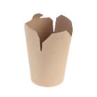FOODCONTAINER BAMBOU/PLA D.95 H.95MM - 26OZ 770ML (10X50) photo du produit