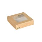 COUVERCLE FENÊTRE VIKING CUBE CARTON/PLA BRUN POUR BOX - 113X113X29MM (1X300) photo du produit