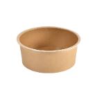 SALADBOWL RONDA WIDE FLAT SEALABLE KARTON/PE BRUIN D.150 H.60MM - 750ML (330) artikelfoto