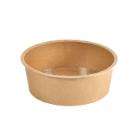 SALADBOWL RONDA WIDE+ FLAT SEALABLE KARTON/PE BRUIN D.184 H.70MM - 1300ML (360) artikelfoto