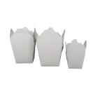FOODCONTAINER CARTON CARRE SANS ANSE 95X73X83MM - 470ML (9X50) photo du produit