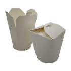 FOODCONTAINER CARTON/PE BLANC ROND 102X98 H.118MM 32OZ-960ML (10X50) photo du produit