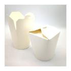 FOODCONTAINER CARTON/PE BLANC ROND 97X90 H.97MM 750/780ML (10X50) photo du produit