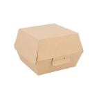 HAMBURGERBOX CARTON ONDULE 220GR BRUN/BLANC 110/144X107/136X92MM (10X50) photo du produit