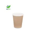 BEKER KARTON BRUIN/WIT PE CUPIPACK D.101 H.89MM - 12OZ 350/360ML (20X50) artikelfoto