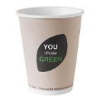 GOBELET CARTON ECO THANK YOU PAP/PLA D.79 H.95MM - 240ML (20X40) photo du produit