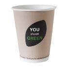 GOBELET CARTON ECO THANK YOU PAP./PLA D.89 H.136MM - 470ML (16X50) photo du produit