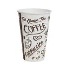 BEKER KARTON/PE GRAFFITI WIT/ZWART D.80.2 H.120MM - 12OZ 340/360ML (20X40) artikelfoto