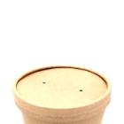 COUVERCLE CARTON2L/PE BRUN D.118MM >BOWL SOUP TO GO 733469 733470 (10X50) photo du produit