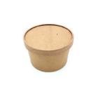 GOBELET CARTON/PE BRUN SOUP TO GO D.115 H.82MM - 20OZ 600ML (10X50) photo du produit