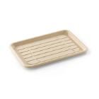 PLATEAU PULPE CANNE A SUCRE NATUREL 46X30CM (4X25) photo du produit