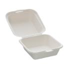 HAMBURGERBOX CANNE A SUCRE BLANC 150X150X80MM (12X50) photo du produit
