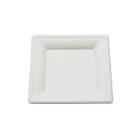 ASSIETTE CARRE CANNE A SUCRE BLANC 150X150X12MM (20X50) photo du produit