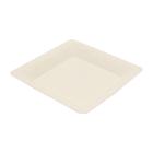 ASSIETTE CARRE CANNE A SUCRE BLANC 200X200X15MM (20X50) photo du produit