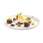BAGASTRO ASSIETTE RONDE CANNE A SUCRE BLANCHE D.200 H.15MM (12X40) photo du produit