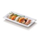 ASSIETTE KARO CANNE A SUCRE BLANC 260X130X15MM (10X50) photo du produit
