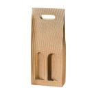 EMBALLAGE BOUTEILLE - BOITE CARTON PORTABLE NATURA 2 BOUT. 183X90X445MM (1X50) photo du produit