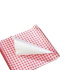 PAPIER DUPLEX KRAFT/PE VICHY BLANC/ROUGE 330X400MM (1X15KG) photo du produit