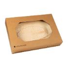 BOÎTE CATERING CARTON BRUN (NEUTRE) + FENÊTRE PLA 560X320X80MM (5X10) photo du produit