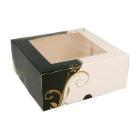 BANKETDOOS KARTON GOLFKARTON NANO CLASSIC MET OPP VENSTER - 280X280X100MM (2X50) artikelfoto