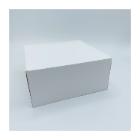 BOITE A TARTE CARTON BLANC 170X170X80MM (12X25) photo du produit