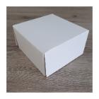 BOÎTE À TARTE CARTON BLANC 190X190X80MM (1X100) photo du produit