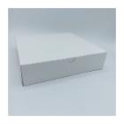 BOITE A TARTE CARTON BLANC 210X210X50MM (12X25) photo du produit