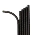 PAILLE PLIABLE PAPIER NOIR 3 PLIS D.6 L.220MM (18X200) photo du produit