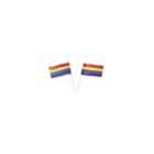 PIQUE DRAPEAU ARC EN CIEL (12X500) photo du produit