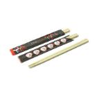 CHOPSTICKS (BAGUETTES CHINOISE) BAMBOU POCHETTE PAP.NOIR 210MM (12X100X1) photo du produit