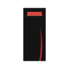 POCHETTE BARI NOIRE 8.5X20CM + SERVIETTE ROUGE 2PLIS 23X39CM (1X500) photo du produit