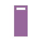 POCHETTE LILY (MAUVE) 8.5X20CM + SERVIETTE BLANC 2PLIS 23X39CM (1X500) photo du produit