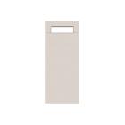POCHETTE TAUPE 8.5X20CM + SERVET WIT 2LGS 23X39CM (1X500) artikelfoto