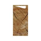 SACCHETTO WOOD 8.5X19CM + SERVIETTE PAP. BLANC - 2PLIS (5X100) photo du produit