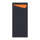 SACCHETTO ZWART 8.5X19CM + SERVET PAP. MANDARIN - 2LGS (5X100) artikelfoto