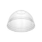 COUVERCLE DOME RPET TRSP. AVEC TROU D.95MM (32X50) photo du produit