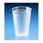 GOBELET REUSE LIGHT FROSTED PP INJECTE D.67 H.89MM 180/195ML (24X40) photo du produit
