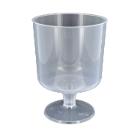 WIJNGLAS OP VOET REUSE LIGHT PP SPUITGIET TRSP. D.72 H.100MM 200/230CC (40X10) artikelfoto