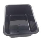 ASSIETTE MENU PP INJECTE NOIR 227X178X80MM - 1 COMP. - 2300ML (1X256) photo du produit