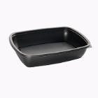 SCHAAL FASTPAC PP ZWART RECHTH. 230X165X48MM-900ML (4x75) artikelfoto