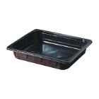RAVIER 1/2GN PP NOIR 325X265X40MM - 1 COMP. - 2700ML (2X50) photo du produit