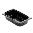 RAVIER 1/4GN PP NOIR 265X161X60MM - 1 COMP. - 1650ML (1X200) photo du produit