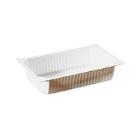 RAVIER 1/4GN PP BLANC 265X162X50MM - 1 COMP. - 1500ML (1X200) photo du produit
