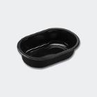 RAVIER MENU SMARTVIEW CPET NOIR OVALE 176X116X45MM - 1 COMP. - 540ML (1X304) photo du produit